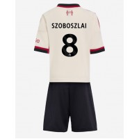 Liverpool Dominik Szoboszlai #8 Bortadräkt Barn 2025-26 Kortärmad (+ Korta byxor)